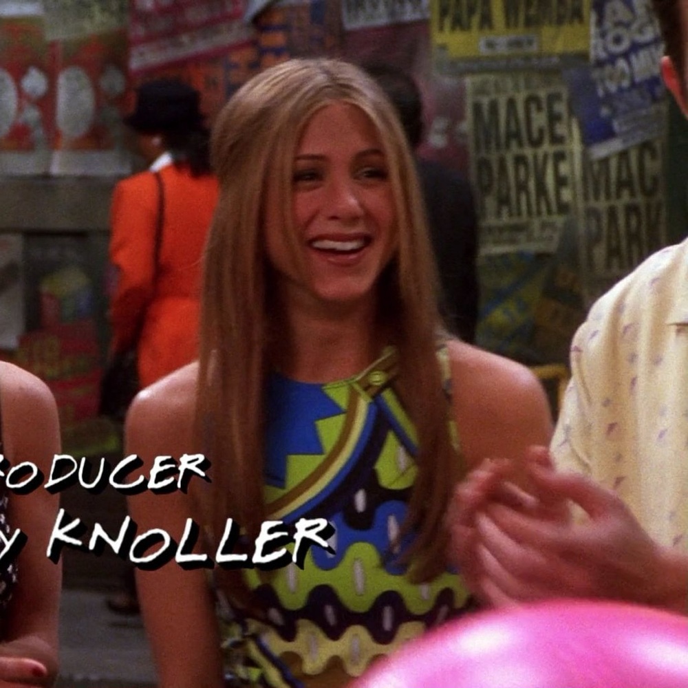 Extremely Rare Alt. Graphic Geometric Tank ASO Rachel Green on Friends - Picture 3 of 11